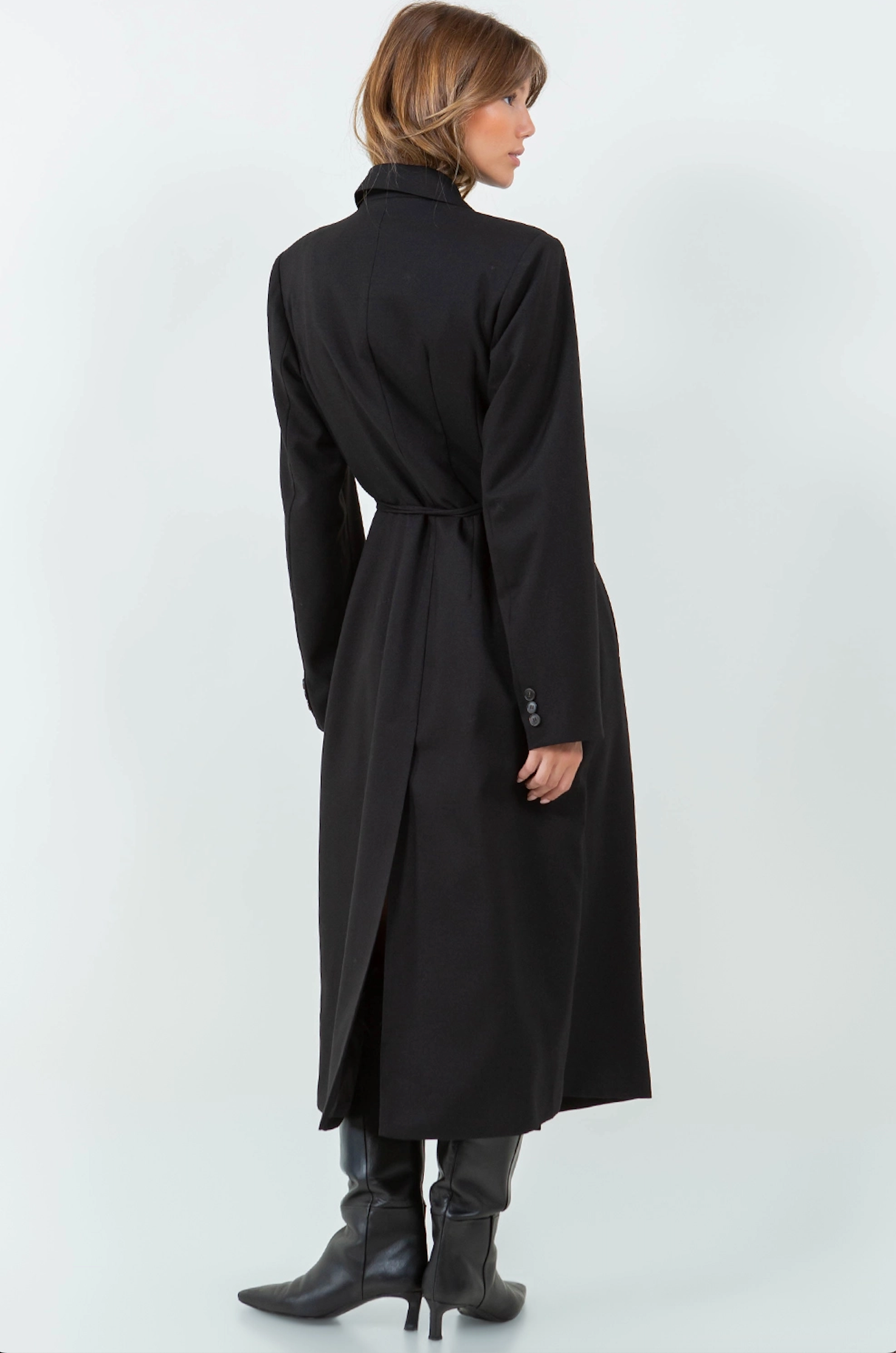 Midi Blazer Trench Coat